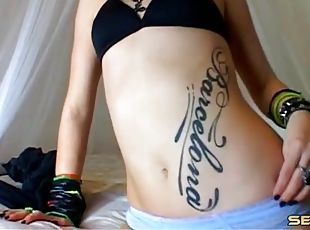 webkamera, piercing, tökéletes, tetoválás, cikizés