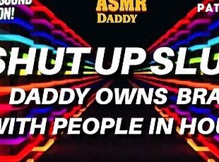Shut Up Slut! Lil  Gets Rough, Gagged Lockdown Pounding - ASMR Audio