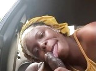 I wanted that cum in my mouth so bad I pulled over and drained him in the car