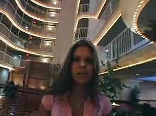 Girl goes to his hotel room to fuck