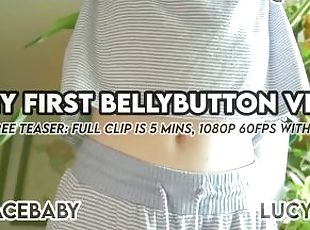 My First Bellybutton Video Trailer Lucy LaRue @LaceBaby