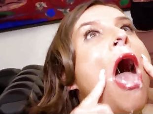 Horny slut bukkake hardcore porn clip