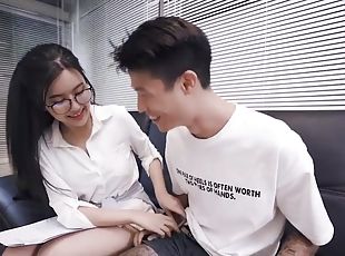 Amateur Asian couple hard porn video
