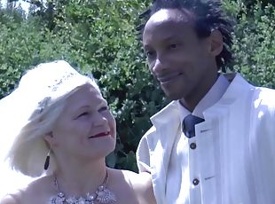 Granny Takes Black Male Stick - Old Bride Interracial Sex