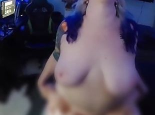 striptease leads to blowjob and then face riding