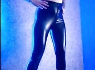 Misstress Katrix posing in latex outfit