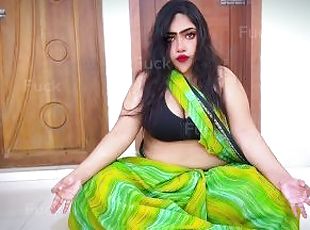 (?????? ?????) Fucking A Beautiful Indian Hot Stepmom while She doing yoga - huge Ass Fuck & Cum