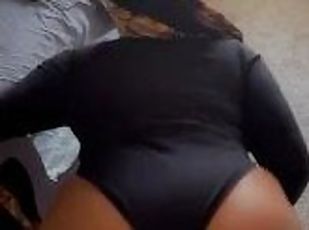 Thick Latina Ebony bouncing ass (Full vid on OF)