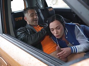 Adriana Rys gives a great head and gets screwed in the car