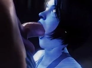 Cortana gives a blowjob Halo Porn