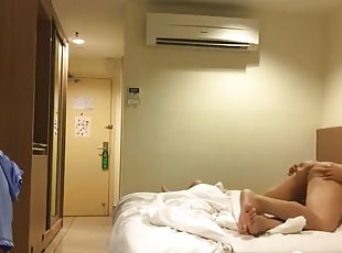 Asian Couple Having A Sex In Hotel Roo - Brunette