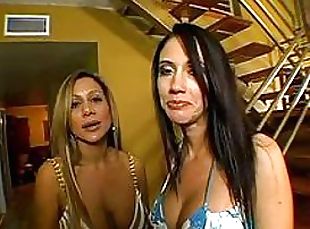 Busty Lesbian MILFs Demi Delia and Kimberly Kole Get Fucked In a 3some