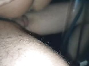 My slutwife fucked a stranger in the back seat of our car. She screams loudly from orgasms
