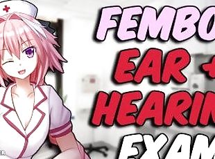 [ASMR] Femboy Doctor Gives You An Ear & Hearing Exam (+Ear Cleaning)