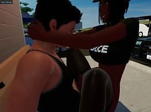 Ty and officer Jade 3dxchat