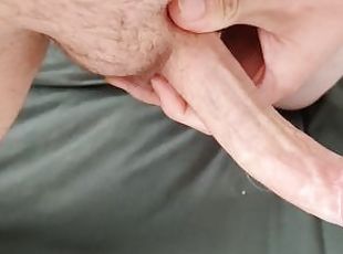 Wanking my hard dick over my partners bestfriends OnlyFans account
