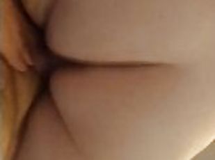 Filling my wife's ass and pussy with cum