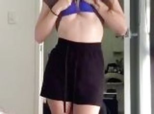Teen Strips In Sexy Bikini