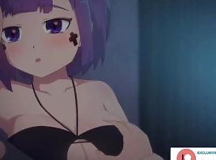 Cute Girl Jerks Off Guy With Big Thighs And Getting Cum  Best Hentai Animation 4k 60fps