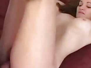 Nice close up video of a sweet shaved pussy getting pounded during hot sex session