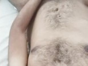 Hairy French Guy Busts A Big Nut