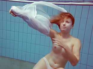 Hot Babe Melisa Darkova Dressed Underwater