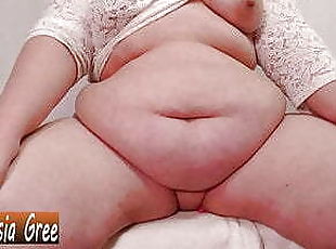 Plump belly SSBBW Queen Anastasia Gree