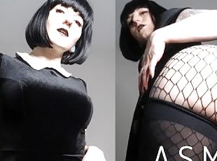 ASMR Jerk Off For Your Goth Girlfriend - PASTEL ROSIE JOI Countdown Cum Encouragement in Fishnets