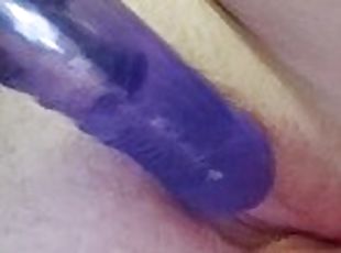 Watch me play while I have kegel balls in and use my vibrator