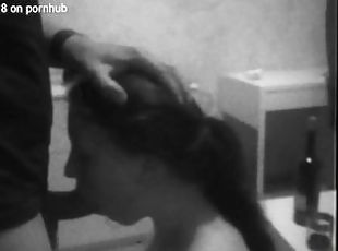 Homemade blowjob in retro style with barely legal Lada18