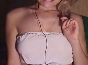 Nice Russian girl masturbate in front of her cam