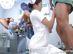 азиатки, медсестра, красотки, хардкор, японки, дрочка-руками