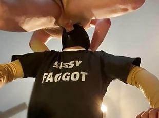 Straight alpha feeds faggot cocksucker a fast nut