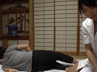 Passionate fucking in the evening with a kinky Japanese cutie