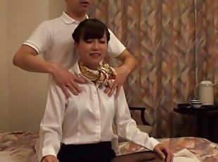 Japanese cutie Hoshino You gets undressed and fucked balls deep