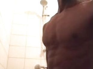 Bbc burst a nut ???? in the shower ( HUMONGOUS COCK )