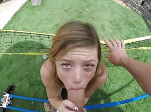 Sexy Babe Finishes The Badminton Game With Hard Sex