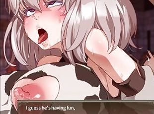 Hentai Game-Branded Azel Part 5 Fuck and Lactate like a Horny Cow