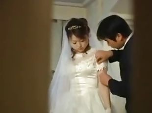 asiático, prometida, con-el-puño, hardcore, japonés, sexo-en-grupo, boda