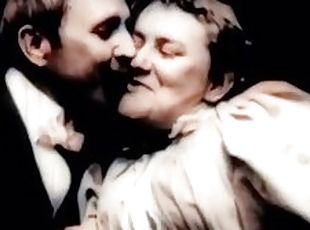The Kiss: The first kiss ever captured on film causes a stir