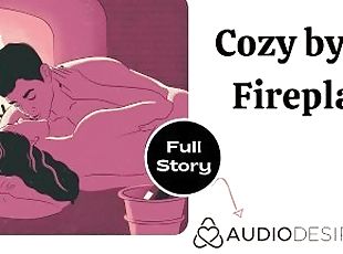 Cozy By the Fireplace  Erotic Audio Romantic Sex Story ASMR Audio Porn for Women Fireplace Sex