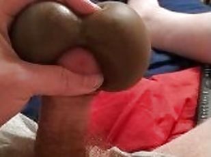 masturbação, amador, anal, pénis-grande, brinquedo, sozinho, pénis