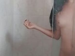 Horny shower from my ex