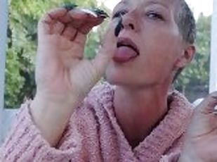 Smoking and An Orgasm In My Mouth