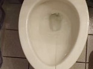 Pissing while hard