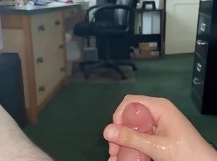 Massive cumshot after edging for 3 and a half hours