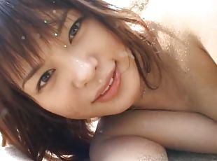 Cute Asian Babe Yuka Kurihara Gets Nailed and Facialized Outdoors