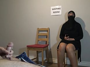 masturbation, femme, arabe, clignotant