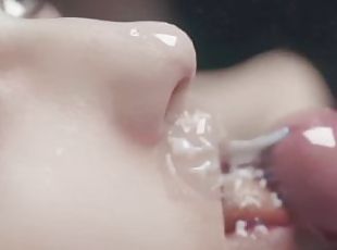 anal, fellation, ejaculation-sur-le-corps, milf, ados, ejaculation, anime, hentai, 3d, minuscule