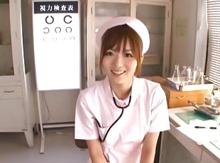 ممرضة, يابانية, وجهة-نظر, الزي-الرسمي, زب